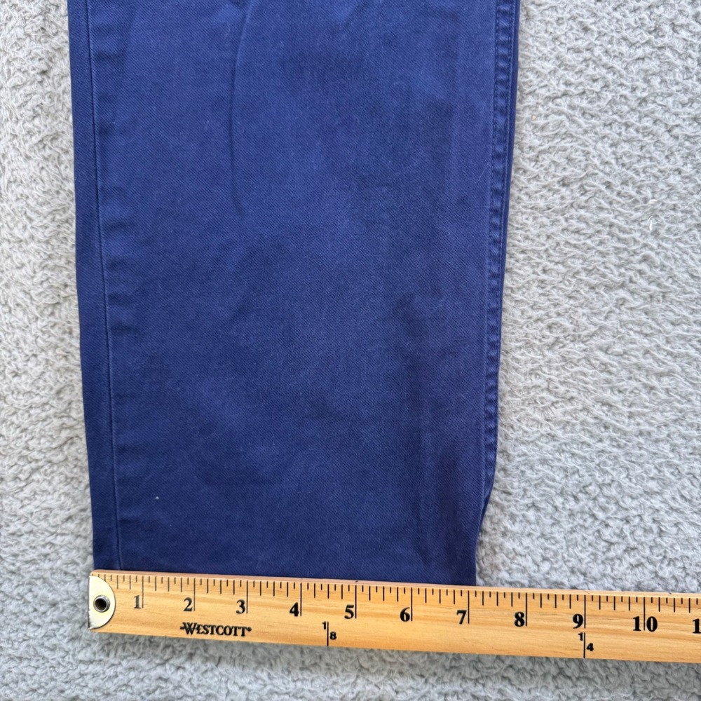 Banana Republic Traveler Slim Fit Blue Chinos‎ Pants Mens 40x33 Cotton Blend - Picture 7 of 11